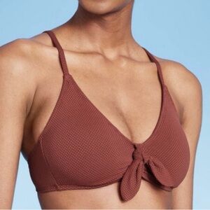 Wild Fable Textured Bikini Top